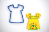 Dress - Puebla Dress - Baptism Dress - First Communion Dress - Cookie Cutter