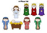 Nativity 4-Piece Cookie Cutter Set