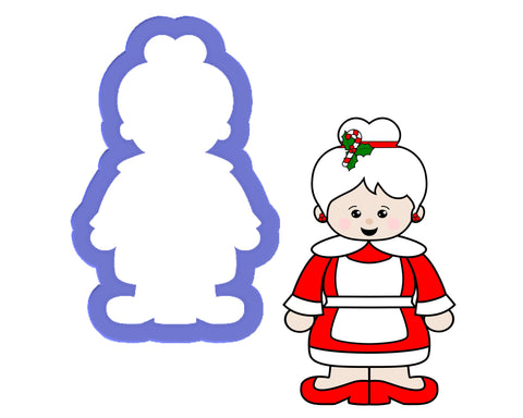 Mrs Claus Cookie Cutter
