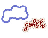 Gobble Plaque Cookie Cutter