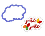Gobble Gobble Plaque Cookie Cutter
