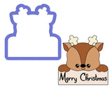 Reindeer Plaque Cookie Cutter