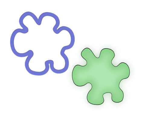 Water Splat #2 - Paint Splat - Germ Cookie Cutter