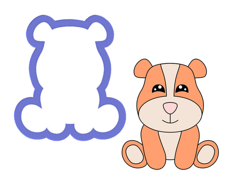 Hamster Sitting Cookie Cutter