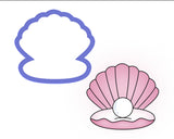Clam Shell with Pearl Cookie Cutter