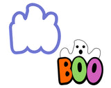 BOO with Ghost Cookie Cutter