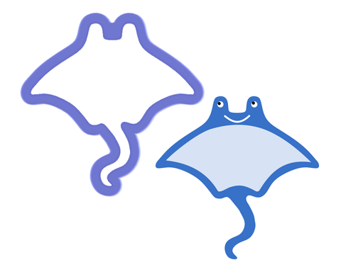 Manta Ray - Sting Ray Cookie Cutter