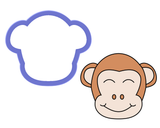 Monkey Face Cookie Cutter