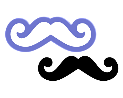 Moustache #5 Cookie Cutter
