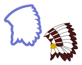 Native American Headdress Cookie Cutter