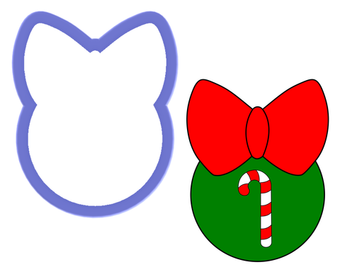 Ornament with Bow Cookie Cutter