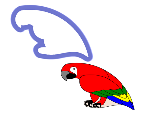 Parrot Cookie Cutter