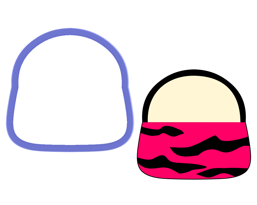 Purse best sale cookie cutter