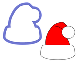 Santa Hat - Elf Hat - Beanie Cookie Cutter