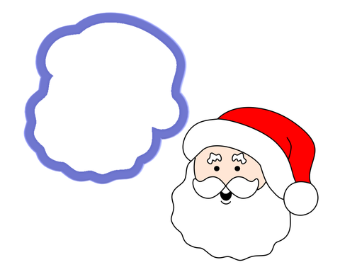 Santa Face #1 Cookie Cutter