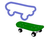 Skateboard Cookie Cutter