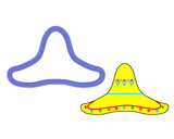 Sombrero #1 Cookie Cutter