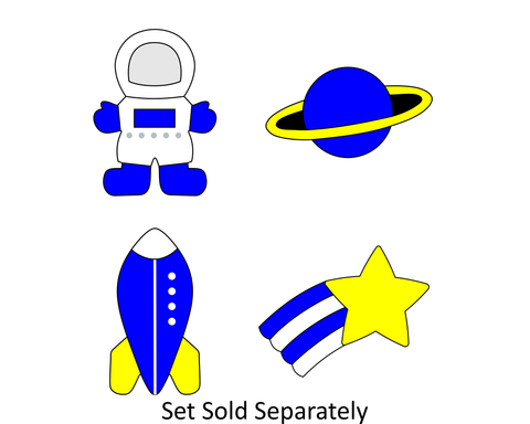 Space Cookie Cutters Shapes Set 9-Piece Crescent Moon, Star, Spaceship &  UFO, Sun, Rocket, Space Shuttle, Planet & Saturn, Astronaut, Alien  Astronomy