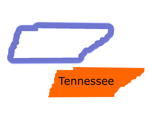Tennessee State Cookie Cutter
