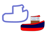 Tug Boat #2 Cookie Cutter