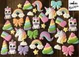 Rainbow with Clouds Cookie Cutter
