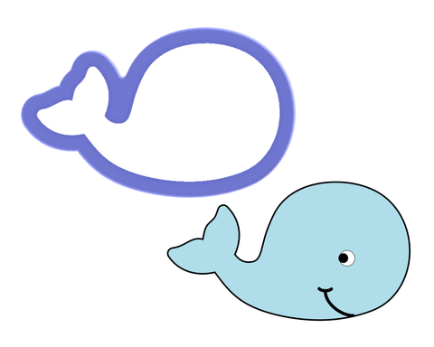 Whale #2 Cookie Cutter