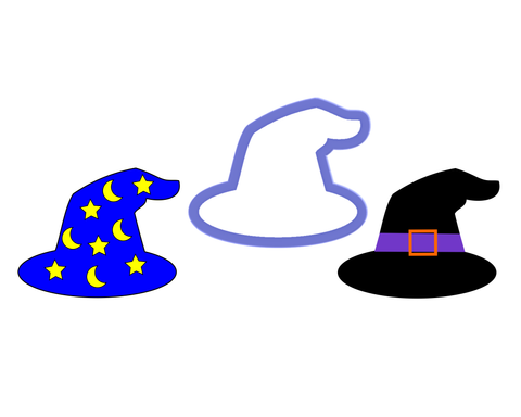 Wizard Hat - Witch Hat Cookie Cutter