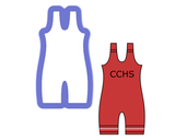 Wrestling Singlet Cookie Cutter